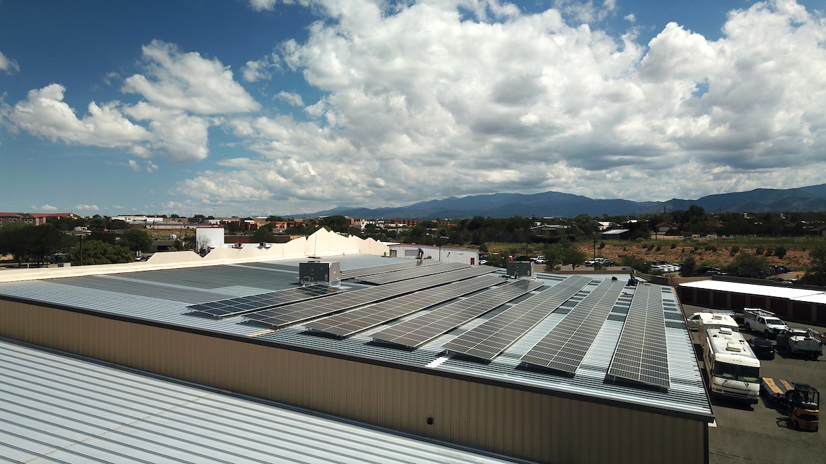 Cerrillos Self Storage, Santa Fe Commercial Solar PV, Sol Luna Solar