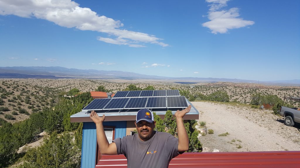 Local Solar Installation, Sandia Park, NM
