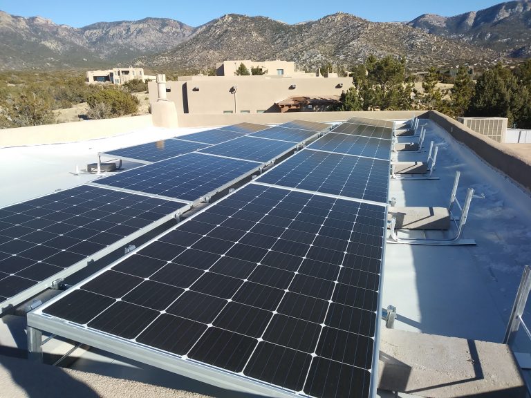 Albuquerque Solar Panel Installation, January 23, 2018