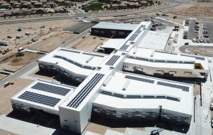 School and government solar installation