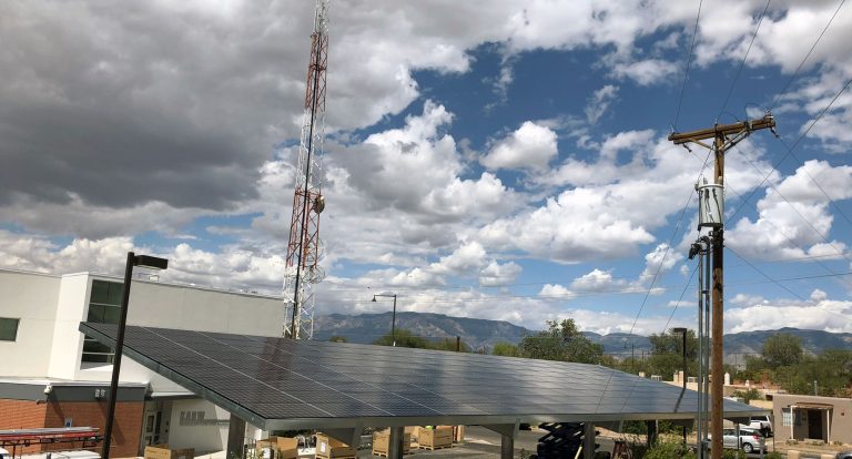 KANW Solar Carport Nears Completion