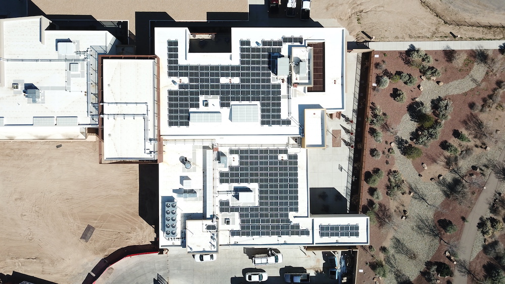 Domingo Baca Multigenerational Facility, Solar PV Installation